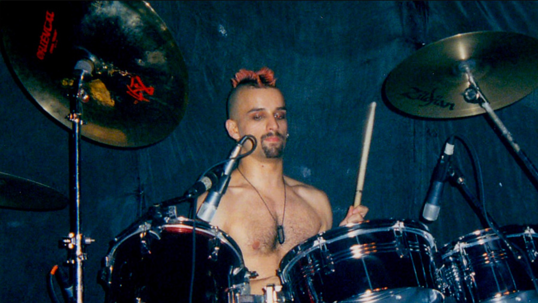 Eshan Khadaroo live mit Bow Wow Wow auf USA-Tournee 1998